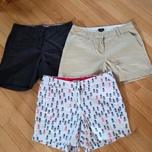 Womens J.Crew Shorts (Lot of 3) in Size 2